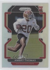 2021 Panini Prizm Rookie Silver Prizm Ambry Thomas #439 0f72