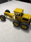 Vintage Tonka MR-970 Pressed Steel Yellow Road Grader Toy No Grader Or Exhaust P