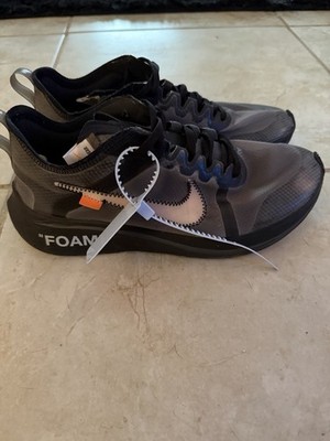 Size 8.5 - Off-White x Nike Zoom Fly SP Black 191888908462| eBay