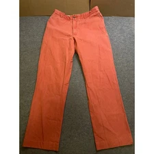 Murray's Toggery Shop Nantucket Reds Collection Orange Cotton Chinos Pants Sz 36