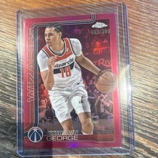 Washington Wizards Lot ( Kyshawn George /399 , rookie base / checker boards ) 