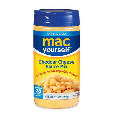 Mac Yourself | Delicious Cheddar Cheese Sauce Mix | Perfect Cheese Powder for Ma