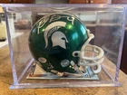 Plaxico Burress mini helmet signed with case/COA MSU