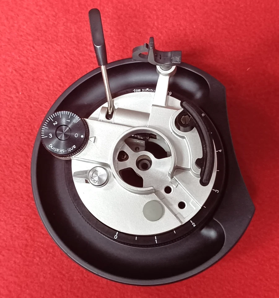 Conjunto de base de brazo Technics SL-1200MK2 con palanca de señalización y reposabrazos OEM Foto 4 de 4