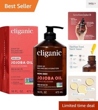 Pure 16oz Jojoba Oil - Hydrating, Hexane Free, for All Skin Types Hair