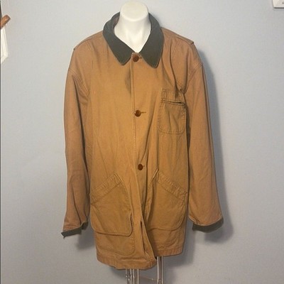 L.L. bean Men's Original Field Coat, Unlined. Size XXL, Tall. Tan.