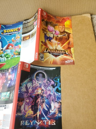 Nintendo Switch Replacement Box Art Cover Art Promo Sonic Mario Lot of 9 - Picture 6 of 8