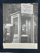 Magazine Ad* - 1961 - AT&T / Bell System - phone booth