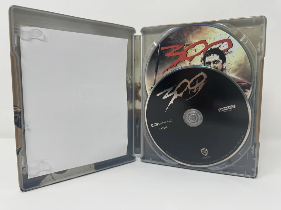 300 (4K UHD + Blu-ray, 2006) Limited Edition Steelbook DIGITAL CODE UNUSED - Image 3 of 4