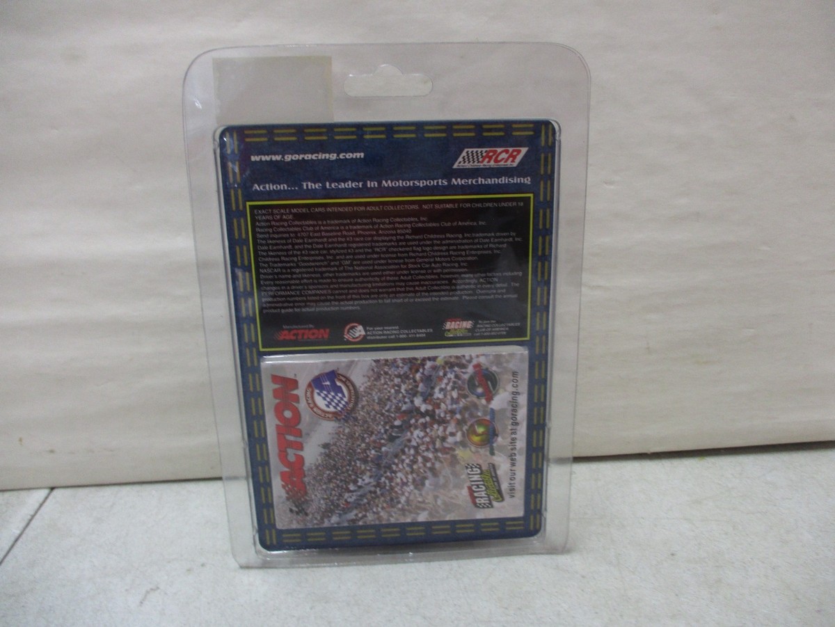 Dale Earnhardt Signé #3 GM Goodwrench Wrangler 1/24 Action - Voiture NASCAR 1999 Autographiée