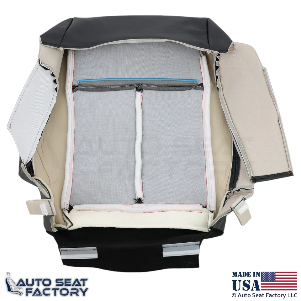 Cubierta inferior del conductor de cuero genuino para Nissan Altima 2013-2018 sedán carbón Foto 2 de 4