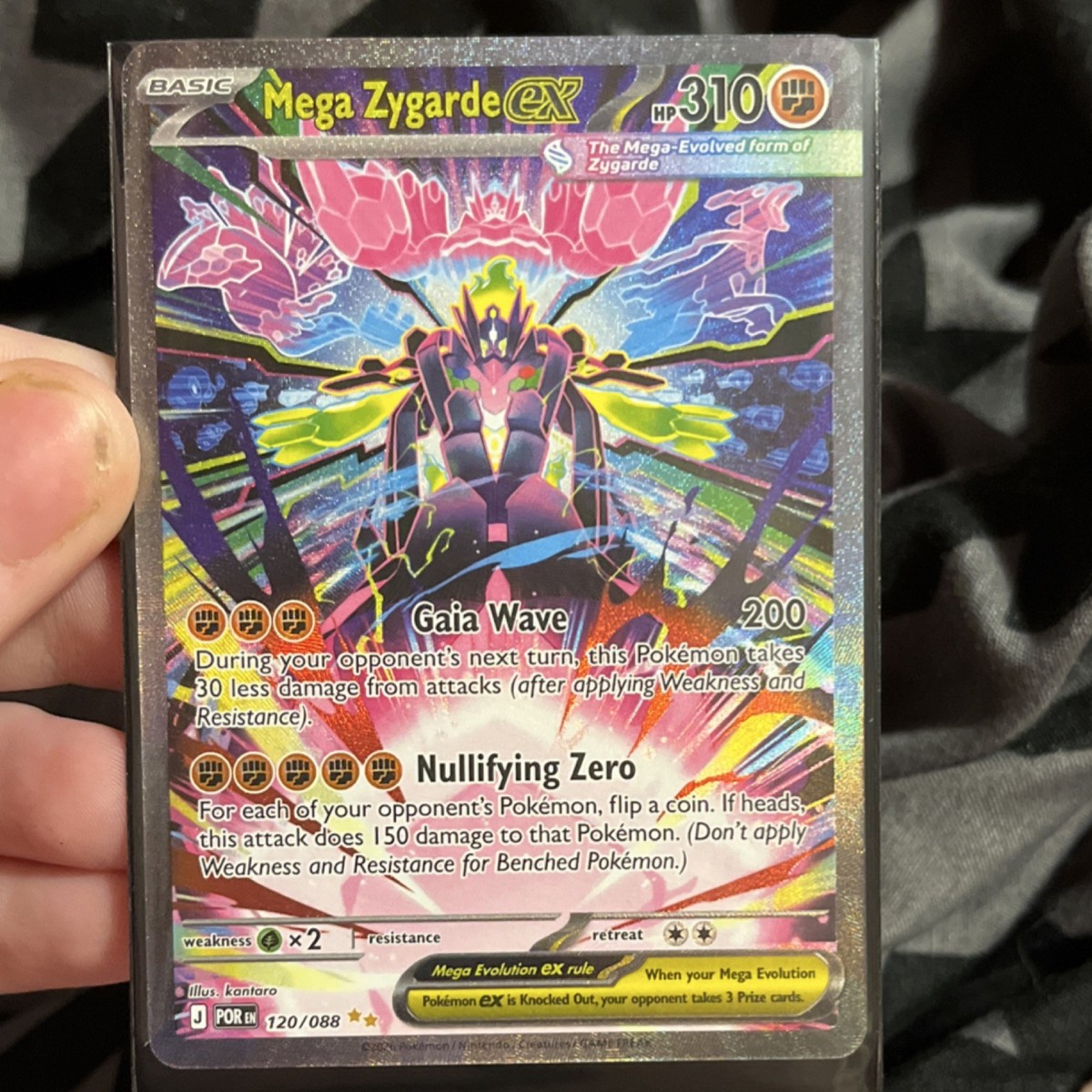 Pokémon Mega Zygarde GX Foil Mega Dragon 310 HP 120/088 Card