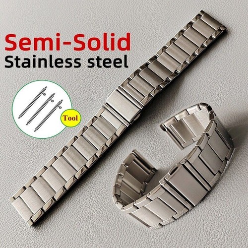 Cinturino Orologio Sgancio Rapido Metallo Acciaio 20mm 22mm Cinturino Bracciale Sottile