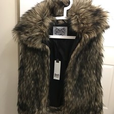 Firetrap Fauxfur Bodywarmer Xs