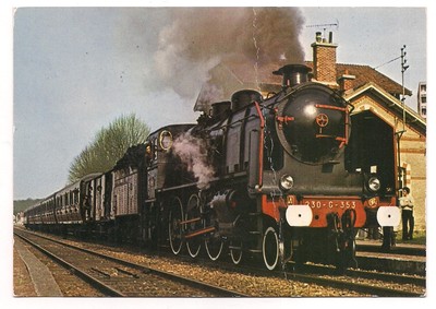 Train Échelle O – Locomotive Vapeur 230 + Wagon – Laiton 1960 – Vintage CC