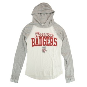 NCAA Wisconsin Badgers Womens Admire Vest White Large