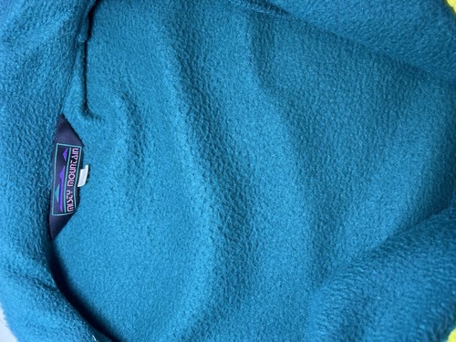 Pullover retro vintage años 90 Misey Mountain Snap T polar estilo patagonia talla L - Imagen 9 de 12