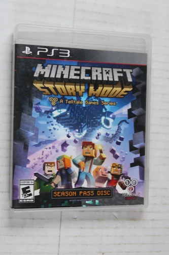 Minecraft: Story Mode Season Pass Disc (Sony PlayStation 3, PS3) Authentic,