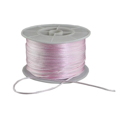 1-3-5-10m Chinese Macrame Knot Making Nylon Cord Thread Soft Satin Round 1mm dia - Picture 33 of 39