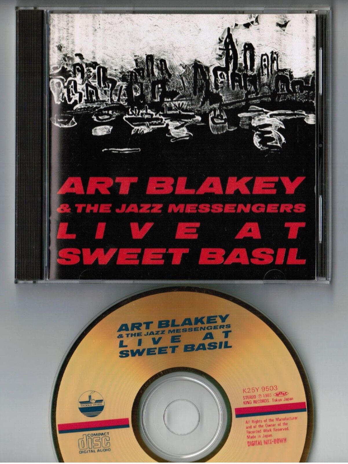 ART BLAKEY & JAZZ MESSENGERS Live at Sweet Basil JAPAN 24k GOLD CD K25Y-9503 
