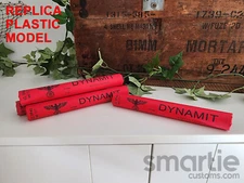 3 - FAKE German WW2 220g Dynamite Dynamit Stick - Plastic Replica