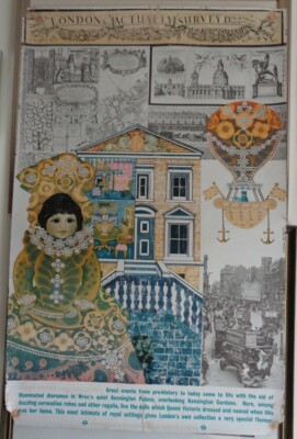 London Underground ''London Musuems'' Historische Ausstellung Original Plakat 70er Jahre?