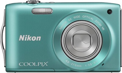 3437 Nikon COOLPIX S3300 ミントグリーン 【デジカメ】 Amazon | Nikon デジタルカメラ COOLPIX (クールピクス) S3300