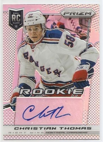 13/14 PANINI PRIZM ROOKIES PRIZM AUTOGRAPH #ACT Christian Thomas #32/35 - Picture 1 of 1
