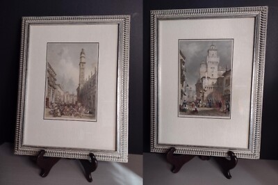 Intaglio Etching (set of 2) by ''Harding'' and ''Prout'' from orig engraved plates