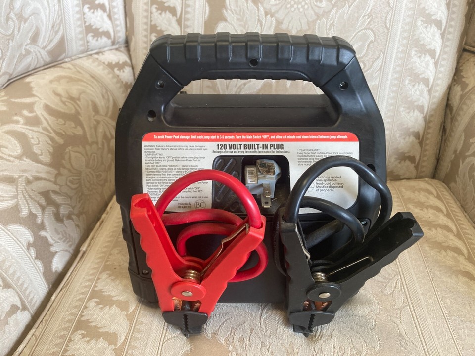 Super Start Power Pack Portable 12V 1000W Power Source Built In Air