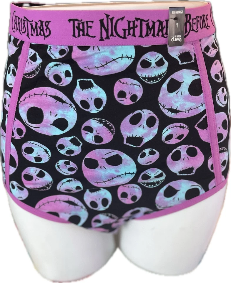 Bragas de cintura alta de algodón con estampado Jack Skellington de Pesadilla antes de Navidad de Disney 1 Foto 2 de 4