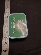 Dominoes 28 Pieces in Tin, travel game