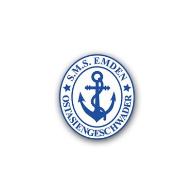 Aufkleber/Sticker SMS Emden Ostasiengeschwader Marine Schiff 6x7cm A1827