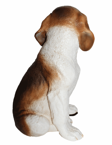 Deco Figura Beagle Adult Figurilla de Perro Sentado Colección Castagna Resin H - Imagen 4 de 5