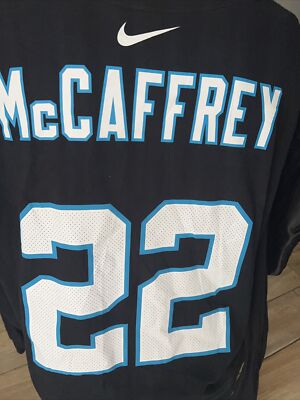 Nike Black long sleeve t-shirt McCAFFREY # 22 BLACK PANTHERS SZ