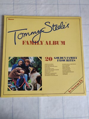 Tommy Steele's Family Album 12'' 33rpm Vintage Vinyl LP Record
