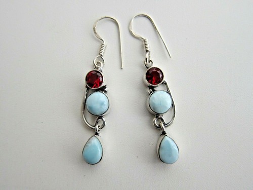 Natural Blue Caribbean Larimar Gemstone Pendant\s, Earrings or Bangle. - Picture 87 of 99