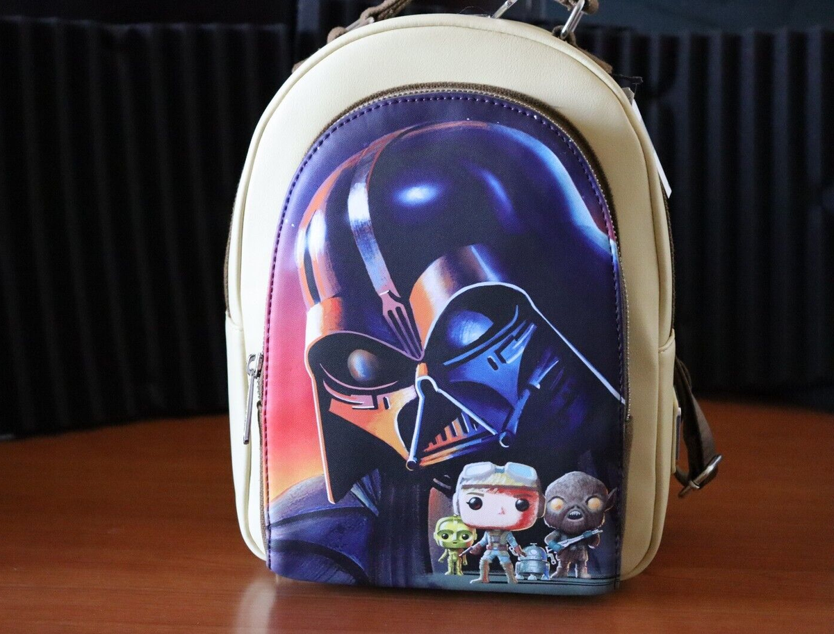 Loungefly Disney Parks Star Wars Funko Pop Darth Vader Mini Backpack Loungefly Star Wars Darth Vader Light Up Cosplay Mini  main image 2