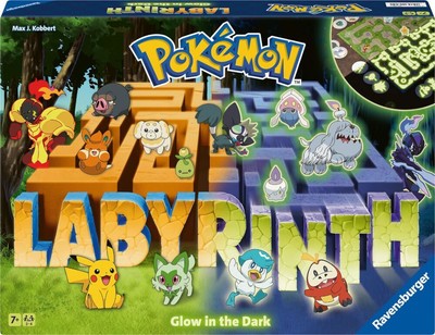 Ravensburger 22705 - Pokémon Labyrinth Glow in the Dark - Schiebespaß mit den 