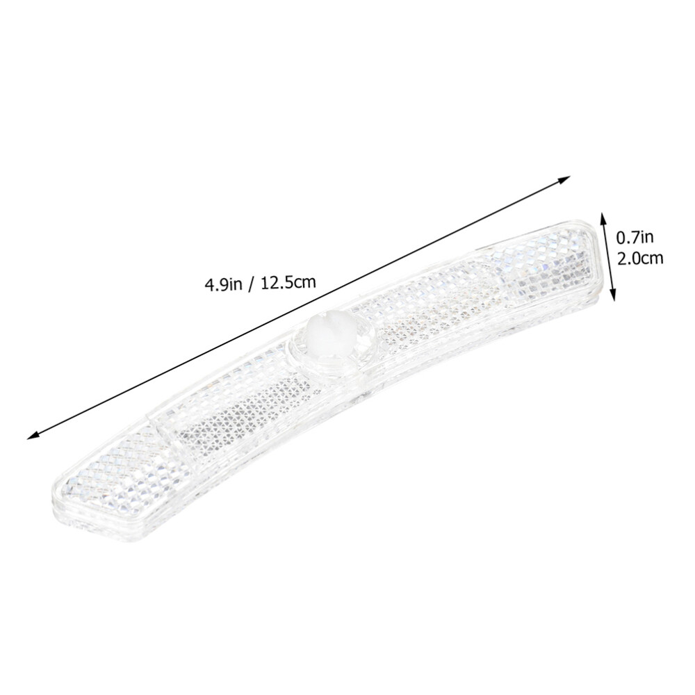 50 Pcs Bicycle Reflector Compact Bike Reflectors Wheel Safety Warning