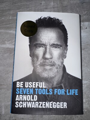 Arnold Schwarzenegger Signed Autographed Book - Be Useful Terminator Conan Auto