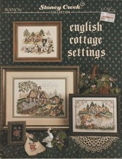 Stony Creek English Cottage Settings Cross Stitch Craft 1996