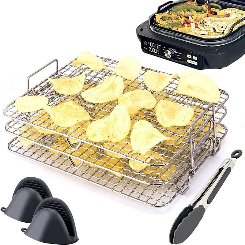 Air Fryer Rack für Ninja Foodi Grill XL Air Fryer, MultiLayer
