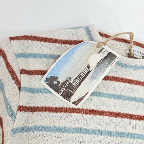 Fish & Kids Striped Knit Shirt Cotton Sweater 10-11 Y - Picture 7 of 10