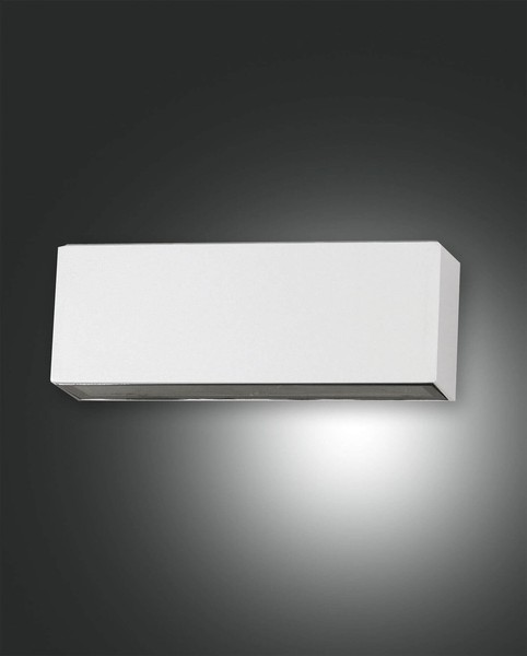 Fabas Luce Led AußEn-Wandleuchte Trigg 65X70Mm 14W Warmweiß IP54 Weiß-image
