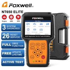 Foxwell NT650 Elite Auto OBD2 Scanner Diagnostic ABS EPB SRS TPMS DPF Injector