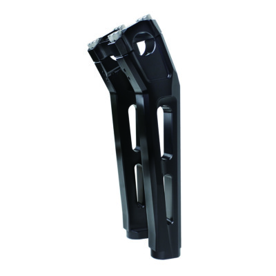 10  Tall Black Pullback Risers for Harley Fatboy Fat Bob Low Rider ST Softail