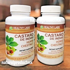 (2) Castano De Indias ✅ Horse Chestnut 180 Caps Castaño de Indias by Helthy Labs