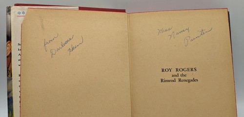 1952 Roy Rogers and the Rimrod Renegades by Snowden Miller with Dust Jacket - Picture 3 of 3