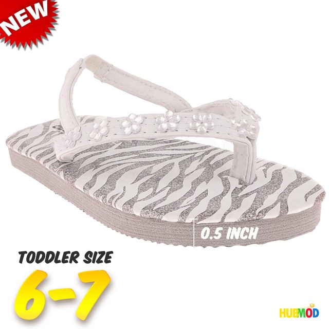 zebra print flip flops